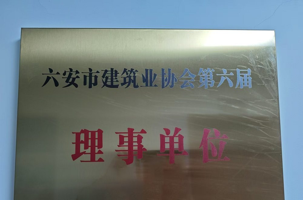 六安建投榮膺六安市建筑業協會理事單位.png undefined