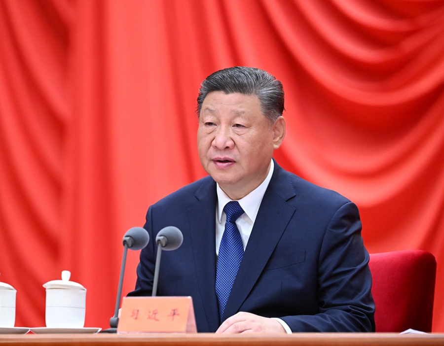??1月6日，中共中央總書記、國家主席、中央軍委主席習近平在中國共產(chǎn)黨第二十屆中央紀律檢查委員會第四次全體會議上發(fā)表重要講話。